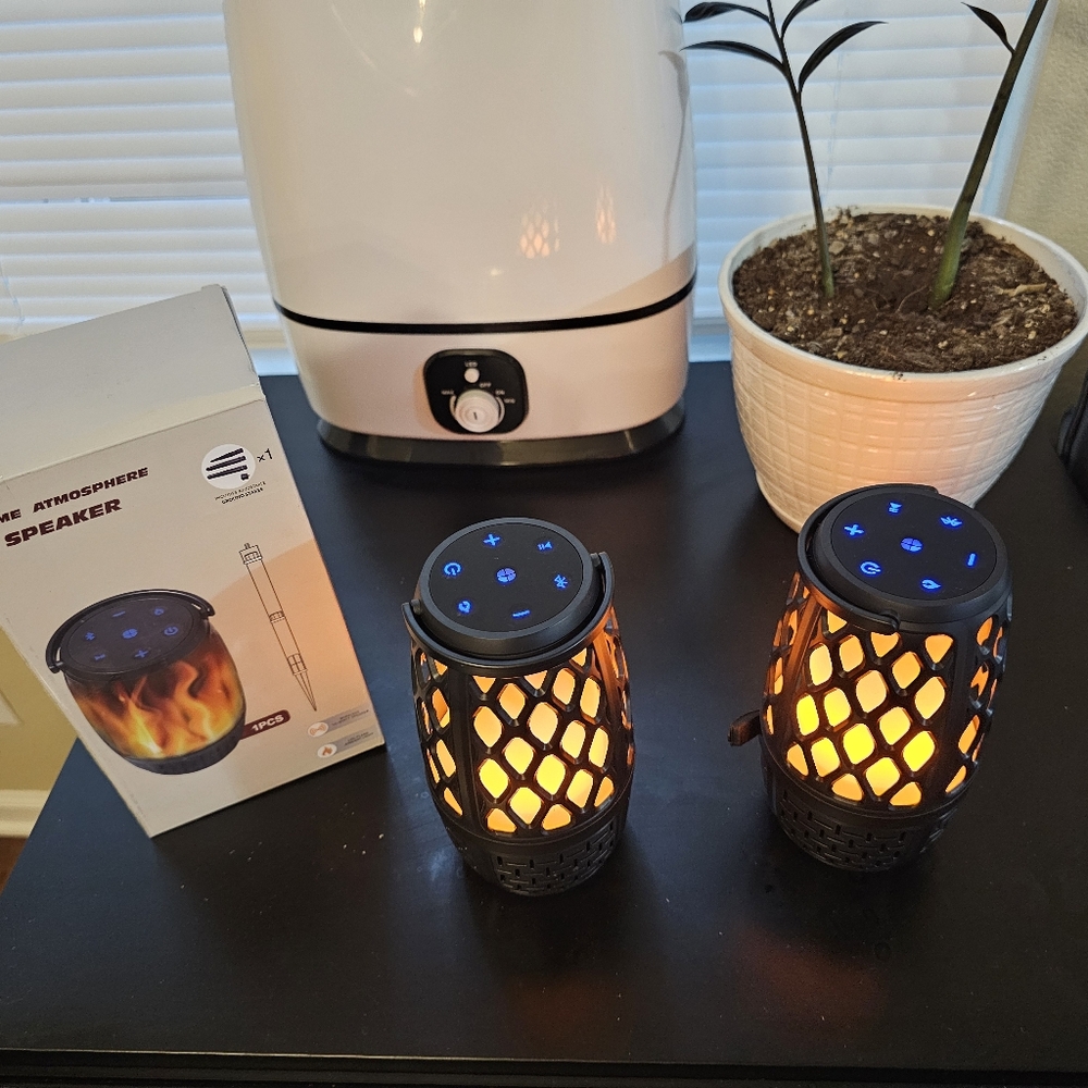 Outdoor Bluetooth Speakers with LED lights, brand new